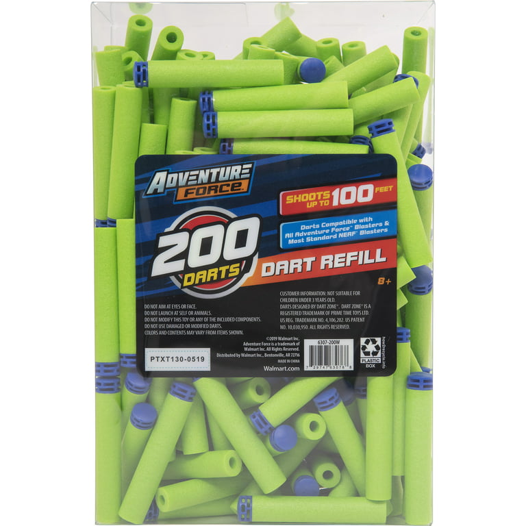 Adventure Force 200 Dart Blaster Refill Pack Walmart.com