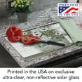 CounterArt "Vintage Farmhouse" 3mm Heat Tolerant Glass Cutting Board 15