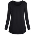 thumbnail image 4 of Tidyack , Haut de Maternité, Mélange de Coton Doux, Coupe Extensible + Tissu Respirant, Manches Longues à Col Rond, pour Nouvelles Mamans, Compatible Allaitement, Tenue Quotidienne Confortable, Vêtements de Grossesse, Taille P-3TG, 4 of 9