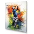 thumbnail image 2 of Designart "Dynamic Drives on the Golf Course I" Sports Wall Decor, 2 of 5