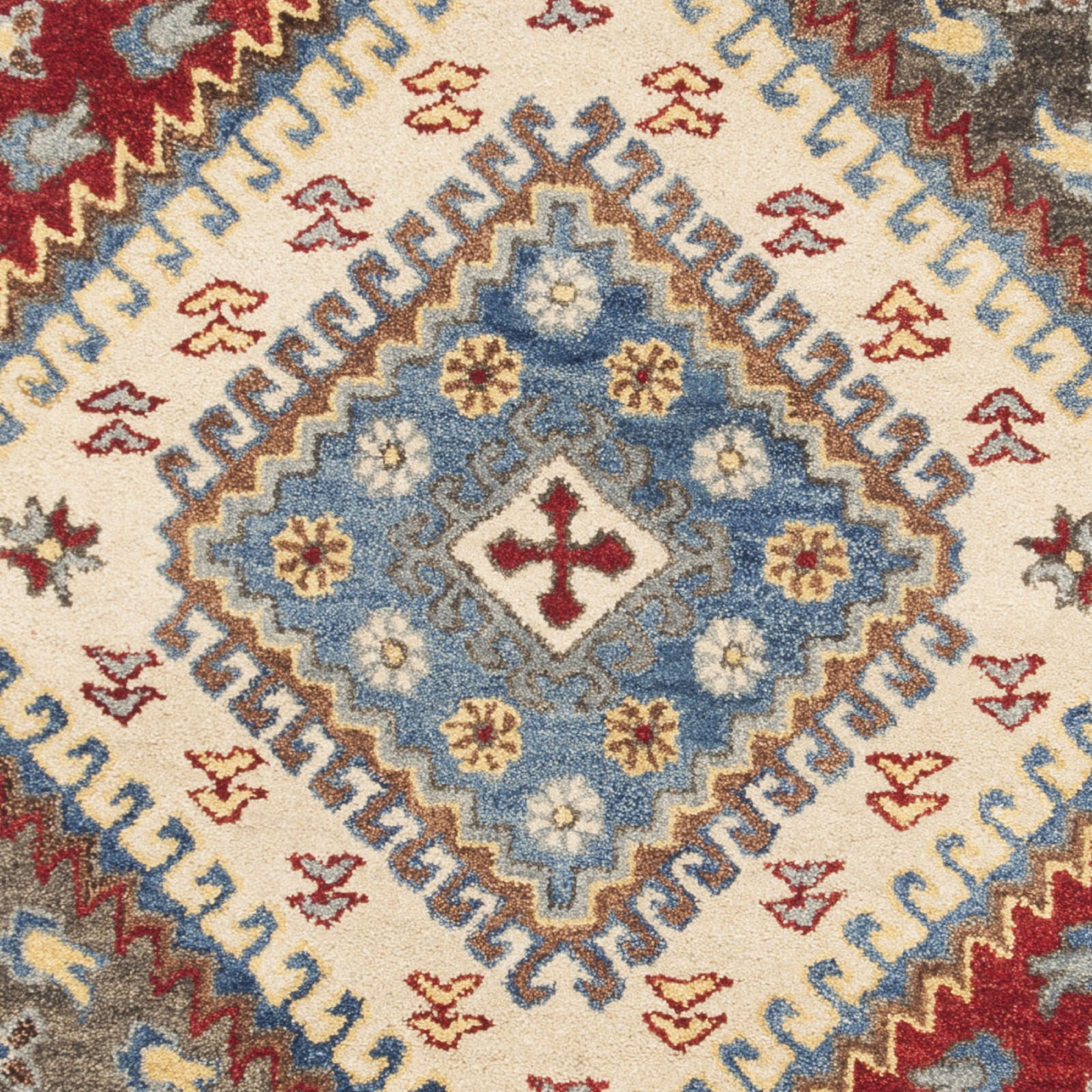 SAFAVIEH Antiquity Cennetig Geometric Area Rug, Red/Ivory, 5' x 8'