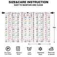thumbnail image 2 of Blackout Kids Curtains,White Princess Castle Pattern Childrens Insulated Curtains Set Of 2,Bedroom Essentials,Toddler Room Decor 42"x54", 2 of 5