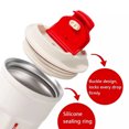 thumbnail image 2 of Vaso de acero inoxidable de 380 ml con tapa, vaso térmico para bebidas frías y calientes, 2 of 5