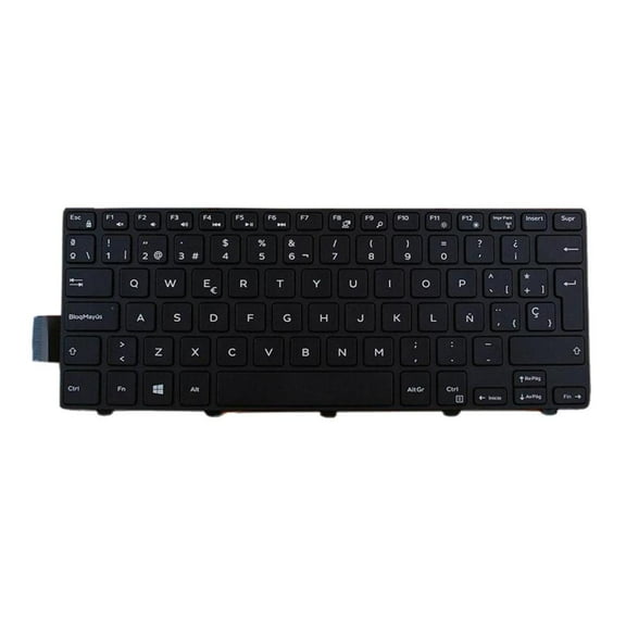 Black SP Spanish Computer Keyboard QWERTY For 14-3000 7447 Series