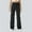 Black, variant on Top-kevin High Waisted Button Multiple Pockets Straight Leg Casual Pants # summer # summervibes