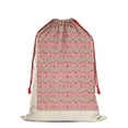 thumbnail image 3 of Christmas Bags Drawstring,Pink Christmas Tree Pattern Large Xmas Christmas Gift Bags,Reusable for Xmas and New Year Party Favors and Supplies,27.6" X 19.7", 3 of 6