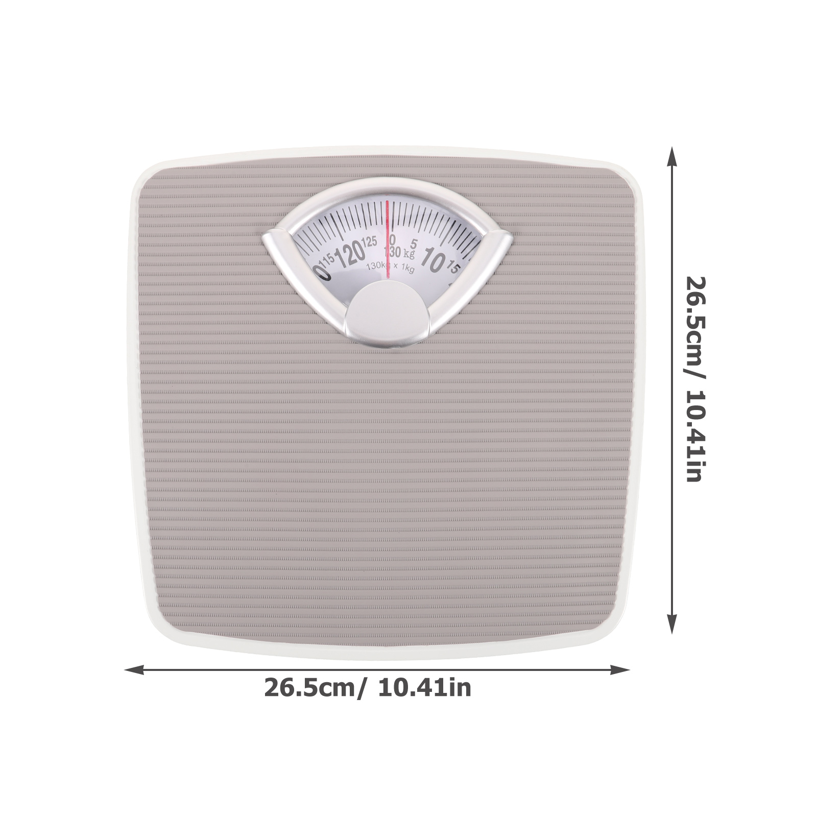 BESTOYARD Scale for Body Weight Analog Mechanical Scale Grey 1Set