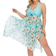 thumbnail image 1 of Traje de baño dividido con estampado Dasiy de talla grande para mujer, Bikini, ropa de playa, traje de baño, falda Fridja  nalpqowj22400, 1 of 8