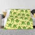 thumbnail image 3 of Throw Blanket for Couch, Funny Frogs Super Soft Fuzzy Comfy Warm Throw Blanket, Cuteness Lightweight Cozy Plush Flannel Blanket & Throws for Sofa and Bed All Season, 3 of 5