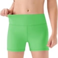 thumbnail image 5 of Ymyiu Girls Shorts Pajama Toddler Baby Girl Shorts Elastic Waist Ruffle Short Pants Casual Summer Bottoms Size 7-8 Years (Green,7-8 Years), 5 of 6