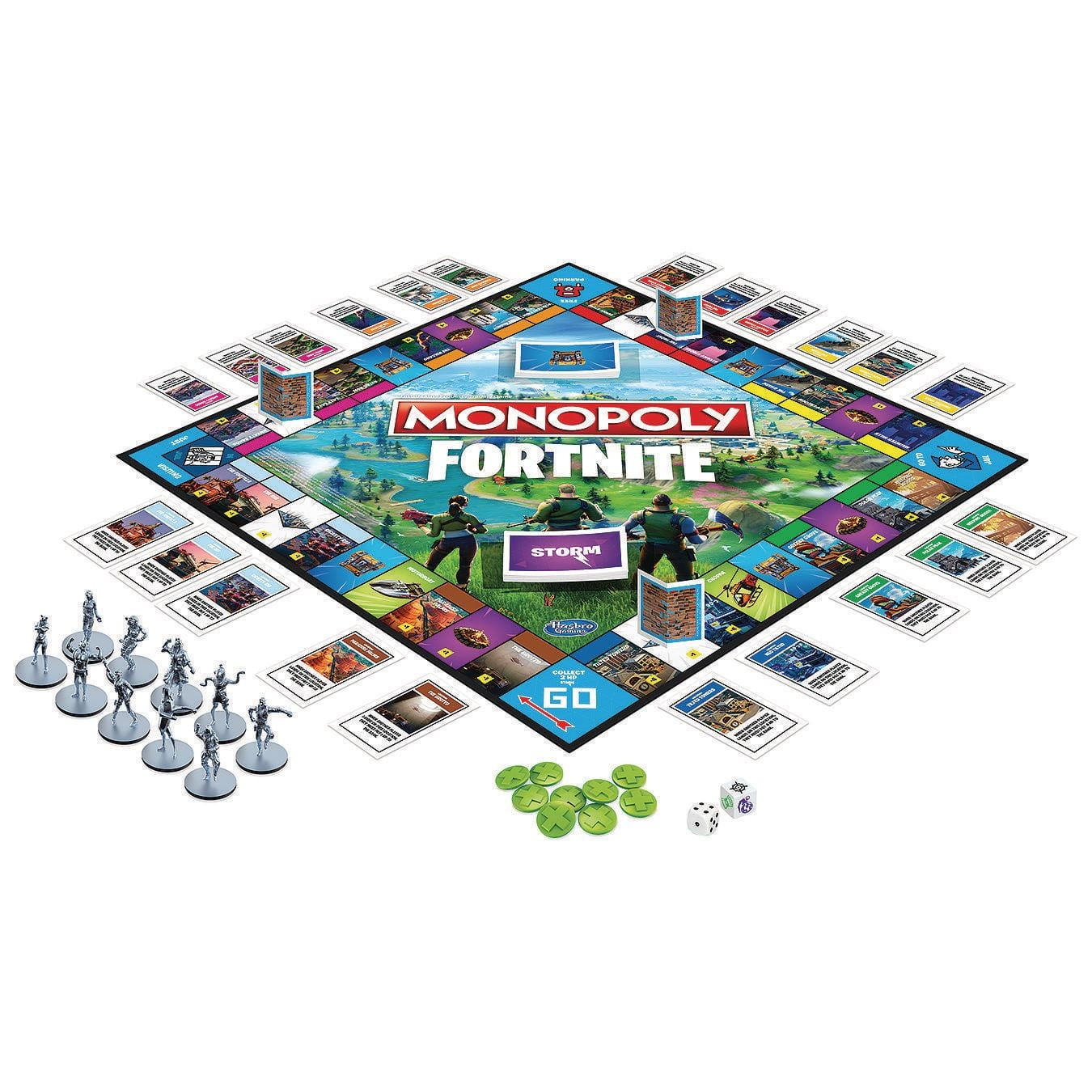 Monopoly: Fortnite Edition Board Game, Replacement Board Only Model E6603  Hasbro