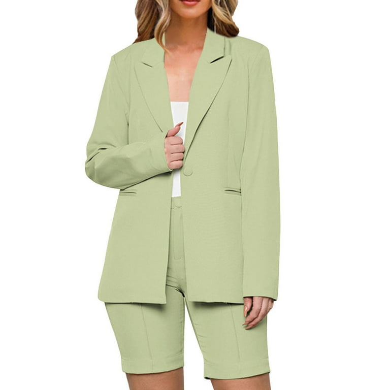 Fashion Elegant Solid Split Joint Basic Turndown Collar Outerwear Fashion Elegant Solid Split Joint Basic Turndown Collar Outerwear