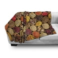 thumbnail image 3 of Spice Soft Flannel Fleece Blanket, Containers Filled with Various Exotic Herbal Ingredients Seasoning in Kitchen Print, Cozy Plush for Indoor and Outdoor Use, 70" x 90", Multicolor, by Ambesonne, 3 of 6