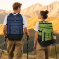thumbnail image 3 of Cooler Backpack - 40 Cans Insulated Backpack Cooler for Men & Women, Portable 2 Leak Proof Compartments Coolers Bag for Picnic, Lunch, Hiking, BBQ Camping and Beach, 3 of 14