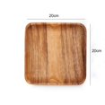 thumbnail image 2 of Wood Serving Tray Tea Plate Fruit Vegetable Platter Bread Dessert Cake Pan Japanese Style Food Oval Plate Kitchen Table Decor, 2 of 11