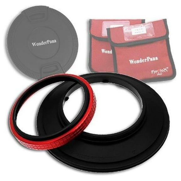 Fotodiox WP145-Core-OM714-Cap WonderPana Filter Holder for Olympus 7-14 mm F-4.0 Zuiko ED Zoom Lens & Ultra Wide Angle Lens Filter Adapter
