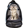 thumbnail image 2 of Pet Carrier Cat Cattier Soft-Sided Carriers for Small Medium Cats Dogs Puppies Pet Carrier Airline Approved Cat Dog Pet Travel Carrier, Blue, 2 of 7