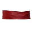 thumbnail image 2 of eVogues Plus size Faux Leather Obi Waistband Sash Belt Red, 2 of 3