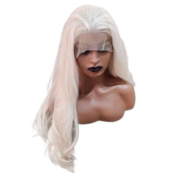 Large Wave Front Lace Hair Wigs for Women - 65cm Long, Breathable and Comfortable Design