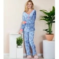 thumbnail image 2 of Doublju Women's Long Sleeve Henley Pajama Sleepwear 2 Pcs Set, 2 of 2