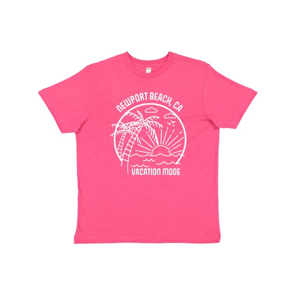 Inktastic Summer Vacation Mode Newport Beach California Youth T-Shirt