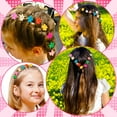 thumbnail image 7 of 40 Pcs Colorful Mini Hair Claw Clips Clamps Accessories for Baby Toddler Girls Decorative Bun Thin Hair, 7 of 7