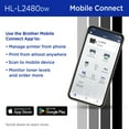 thumbnail image 6 of Brother Wireless HL-L2480DW Compact Monochrome Multi-Function Laser Printer with Print, Copy and Scan, Duplex and Mobile Printing, 6 of 8