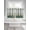 Green, variant on Stained Glass 2 Panel Kitchen Curtains for Small Windows, Butterfly Flowers Spring Watercolor Plant Bathroom Tier Curtain, Short Window Treatment for Bedroom/Living Room 55"x24"