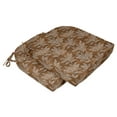 thumbnail image 2 of Vargottam Non Slip DiningChairCushionU-ShapedPrinted Indoor/OutdoorChairPadsHome Decor Reversible & Machine Washable DiningChairPad With String Ties - Set Of 2-Light Brown, 2 of 8