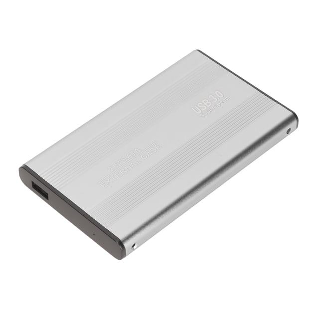 Caja de Disco Duro Móvil de 25 Pulgadas USB 30 a Estuche de Disco Duro Externo Ultradelgado Admite hasta 3000 GB Interfaz de 25 Pulgadas Unidad de Estado Sólido HDD
