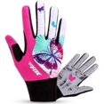 thumbnail image 1 of Gants de Baseball à Doigts Complets Gants de Softball Gants de Cyclisme Mitaines de Vélo Rose, 1 of 6