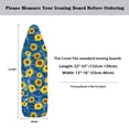 thumbnail image 6 of KUIFORTI Sunflower Ironing Board Cover 15x54 Inch,Blossom Sunflower Ironing Board Padded Cover Anti-dust Iron Board Cover Scorch and Stain Resistant Protective Cover Sunflower Gifts for Home, 6 of 6