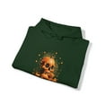 thumbnail image 4 of Pumpkin Skull Dot Day Unisex Heavy Blend™ Hooded Sweatshirt, 4 of 9