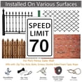 thumbnail image 2 of Speed Limit 70 MPH Sign Traffic Metal Sign For Street & Road Highway Parking Sign 12x16inch, 2 of 3