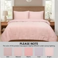 thumbnail image 6 of Mainstays 3-Piece Waffle Comforter Set with Matching Shams, Pink Dusk, Full/Queen, 6 of 11
