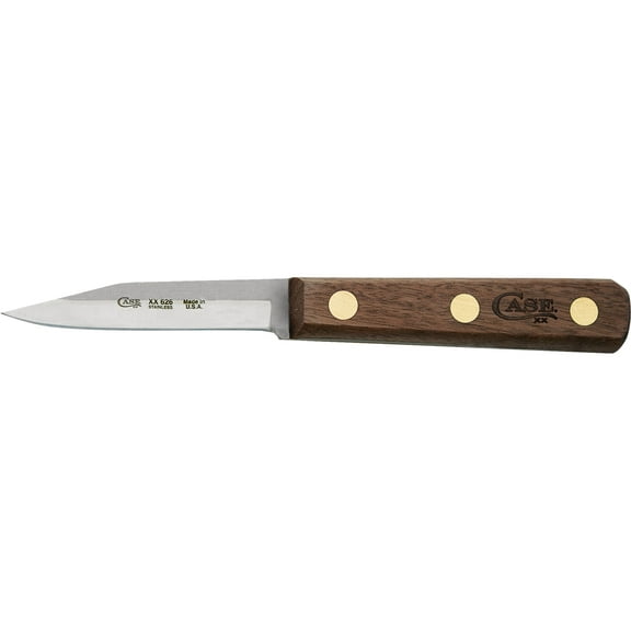 Case xx Household Cutlery Kitchen Walnut Wood Clip Point Paring Knife Knives