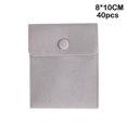 thumbnail image 1 of Jewelry Pouch Storage Bag Packaging Sack Dustproof Multipurpose Practical Attractive Non-scratches Party Accessories Practical Attractive Display Gray 8*10CM, 1 of 8