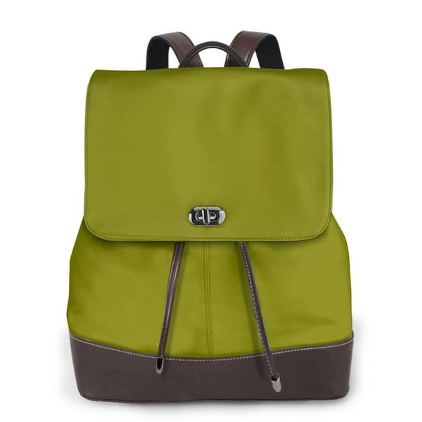 Fotbe Olive Mochila Bolso con Estampado para Mujer, Mochila Antirrobo de Nylon Impermeable, Bolsa Ligera de Hombro