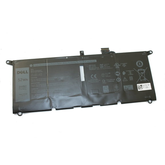 H754V Dell XPS 13 9370 Series Laptop Genuine 52Wh Original Battery DXGH8