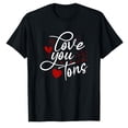 thumbnail image 1 of AALJY T-Shirt Graphique Drôle "Love You Tons" pour la Saint-Valentin, 1 of 5