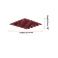 thumbnail image 3 of INSPIRE CHIC Women's Rhombus Handkerchief Polka Dots Bandana Hair Wrap Headband Wine Red, 3 of 6