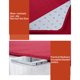 thumbnail image 4 of Injueey Alfombra redonda de felpa de 60cm, grande, antideslizante, gruesa, de forro polar Coral, para dormitorio, salón, baño, estilo Simple, alfombra Decoración del hogar Rosado Injueey HA072092-05, 4 of 6