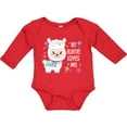 thumbnail image 3 of Inktastic My Auntie Loves Me- cute and happy llama Boys or Girls Long Sleeve Baby Bodysuit, 3 of 5