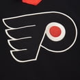 thumbnail image 4 of Women's Mitchell & Ness Black Philadelphia Flyers Heritage Lace-Up Pullover Sweatshirt, 4 of 7
