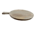 thumbnail image 2 of eshopingcart Round Mango Wood Chopping Board, 2 of 3