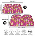 thumbnail image 2 of Goofa Pink Green Avocado Printed Car Windshield Sunshade,Foldable Reflective Sun Visor,UV Protection Heat Blocker Sunshade,Car Cooling Accessory-Medium, 2 of 7