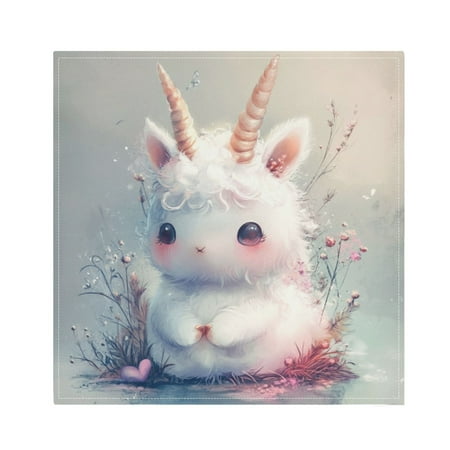

Napkin Satin Napkin 20*20Inchx4 Kitchen Towel Dinner Plate Towel Decorative Towel Napkin Tea Towel Suitable For Kitchen Table A Cartoon Sheep