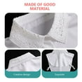 thumbnail image 2 of Cuello falso de encaje con cuello de camisa desmontable, blusa, media camisa, cuello falso falso, 2 of 8
