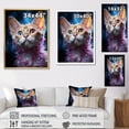 thumbnail image 4 of Designart "Dreamy Devon Rex Cat I" Animals Cat Canvas Wall Art, 4 of 7