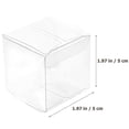 thumbnail image 2 of 20Pcs Transparent Boxes Clear Candy Box Clear Favor Boxes Clear Gift Boxes for Wedding Party Favors, 2 of 3